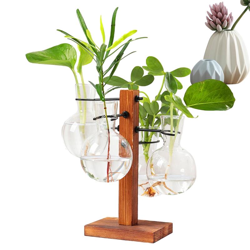 Propagation Station Vase - Terrario con supporto Terrario Fioriera Lampadina