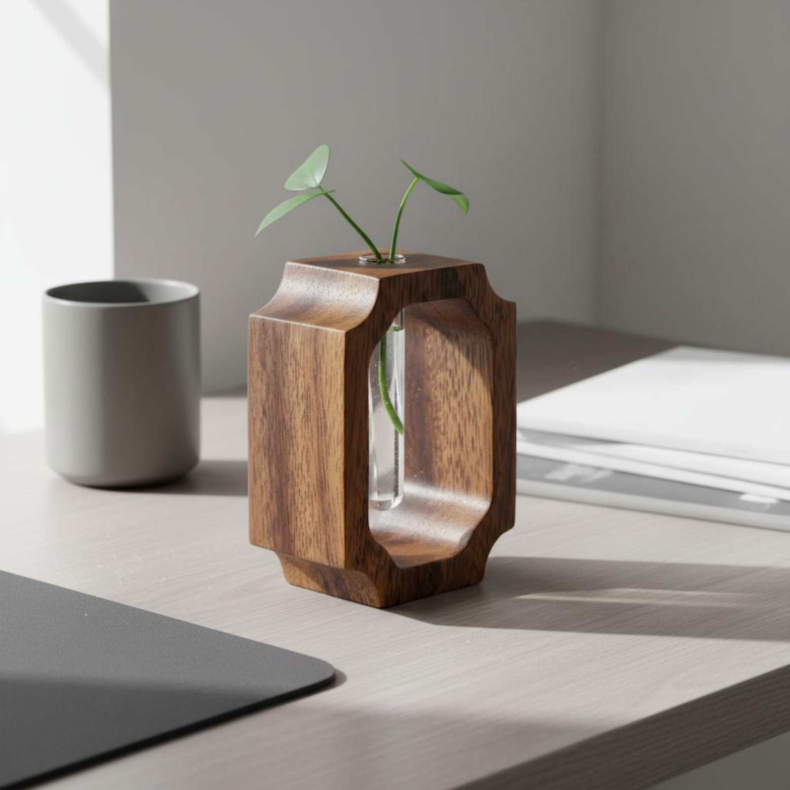 Vaso in Legno di Noce Facile d - Propagation Station Vase recensione e prezzo